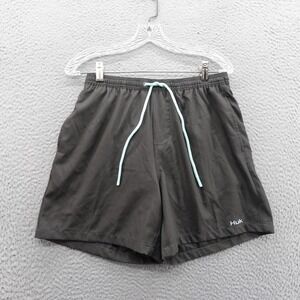 HUK‎ Pursuit Volley Swim Shorts Size Small Black Mens Fishing Outdoor NWT